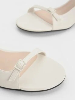 Double Strap Heeled Mules -Charles & Keith 2023 L6 CK1 60190323 03 7