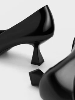 Pointed-Toe Flare Heel Pumps -Charles & Keith 2023 L6 CK1 60280399 J6 5