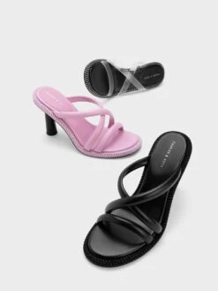 Crossover Crystal-Embellished Mules 12 Crossover Crystal-Embellished Mules -Charles & Keith 2023 L6 CK1 60361476 49 7