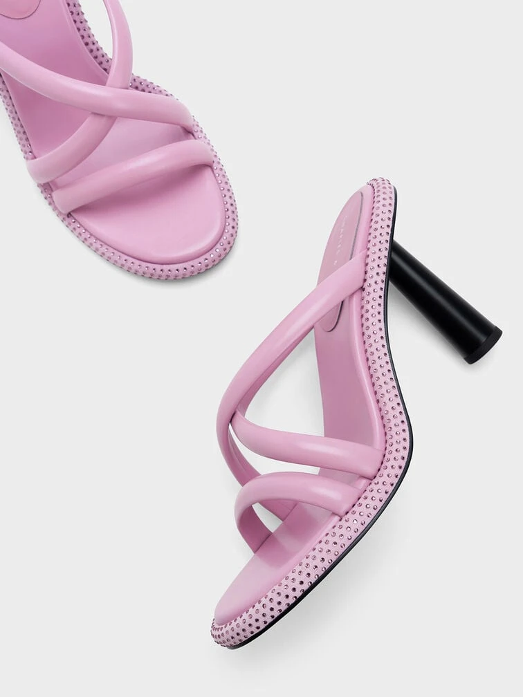 Crossover Crystal-Embellished Mules 7 Crossover Crystal-Embellished Mules - Image 7