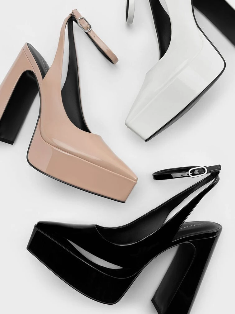 Guinevere Patent Platform Pumps 6 Guinevere Patent Platform Pumps - Image 6