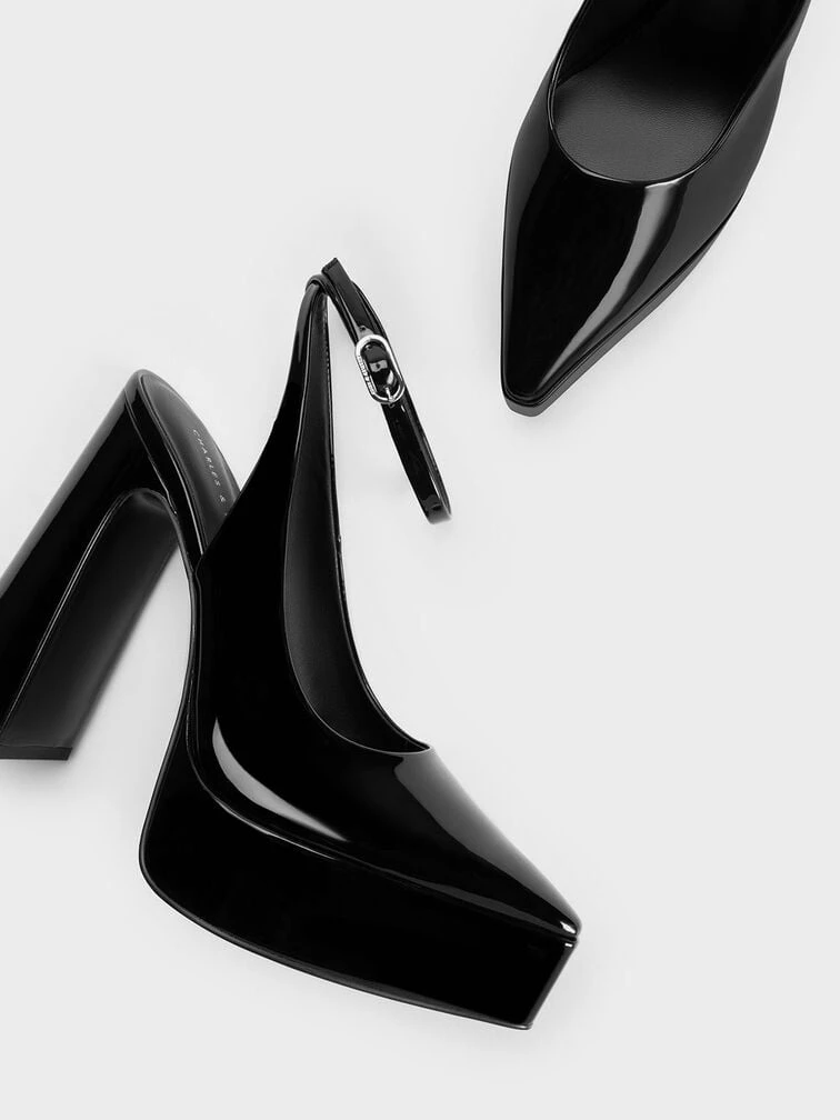 Guinevere Patent Platform Pumps 7 Guinevere Patent Platform Pumps - Image 7