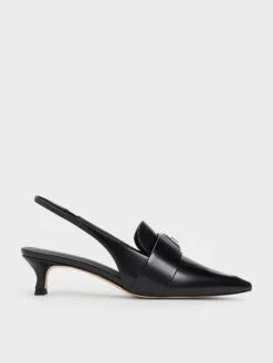 Trice Metallic Accent Pointed-Toe Slingback Pumps