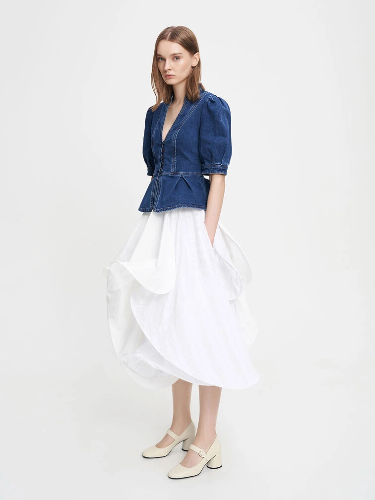 Cylindrical Block Heel Mary Janes 4 Cylindrical Block Heel Mary Janes - Image 4