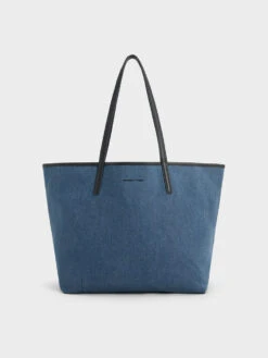 Sianna Denim Tote Bag