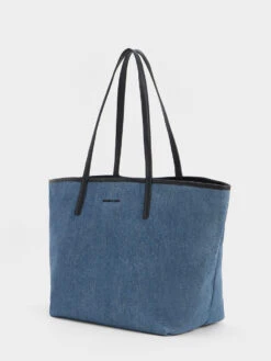 Sianna Denim Tote Bag 8 Sianna Denim Tote Bag -Charles & Keith 2023 L6 CK2 30151310 D1 3