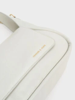 Buzz Front Flap Hobo Bag -Charles & Keith 2023 L6 CK2 40271213 03 5