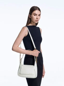 Buzz Front Flap Hobo Bag -Charles & Keith 2023 L6 CK2 40271213 03 6