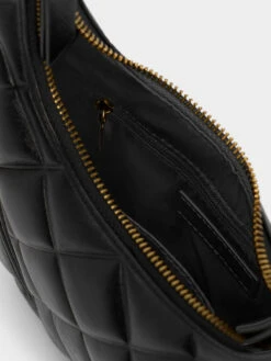Swing Padlock Quilted Crescent Bag -Charles & Keith 2023 L6 CK2 40271240 01 8