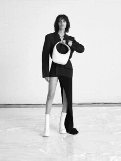 Elongated Curved Hobo Bag -Charles & Keith 2023 L6 CK2 40782234 03 4