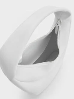 Elongated Curved Hobo Bag -Charles & Keith 2023 L6 CK2 40782234 03 8