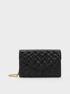 Duo Quilted Envelope Clutch