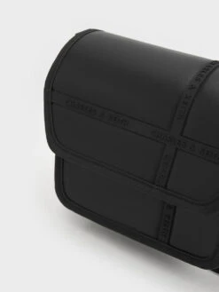 Avenue Contrast-Trim Crossbody Bag -Charles & Keith 2023 L6 CK2 80271194 01 7