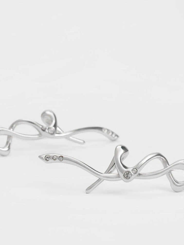 Allegro Sculptural Drop Earrings 4 Allegro Sculptural Drop Earrings - Image 4