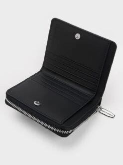 Anthea Contrast-Trim Zip Around Wallet -Charles & Keith 2023 L6 CK6 10681101 01 7