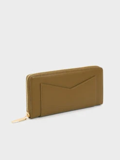 Gaia Zip-Around Wallet -Charles & Keith 2023 L6 CK6 10681115 18 3
