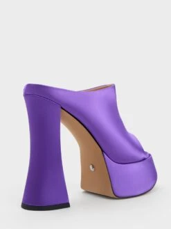 Delphine Recycled Polyester Platform Mules 7 Delphine Recycled Polyester Platform Mules -Charles & Keith 2023 L6 SL1 60280444 19 5