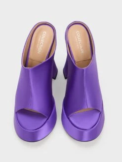 Delphine Recycled Polyester Platform Mules 9 Delphine Recycled Polyester Platform Mules -Charles & Keith 2023 L6 SL1 60280444 19 8