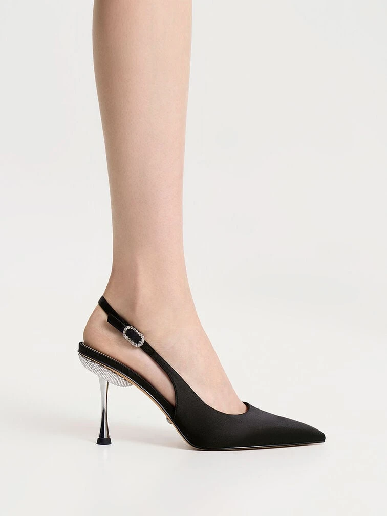 Demi Recycled Polyester Slingback Pumps 2 Demi Recycled Polyester Slingback Pumps - Image 2