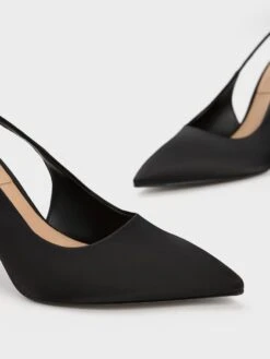 Demi Recycled Polyester Slingback Pumps 12 Demi Recycled Polyester Slingback Pumps -Charles & Keith 2023 L6 SL1 60280445 01 7