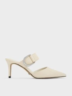 Gabine Leather Mule Pumps