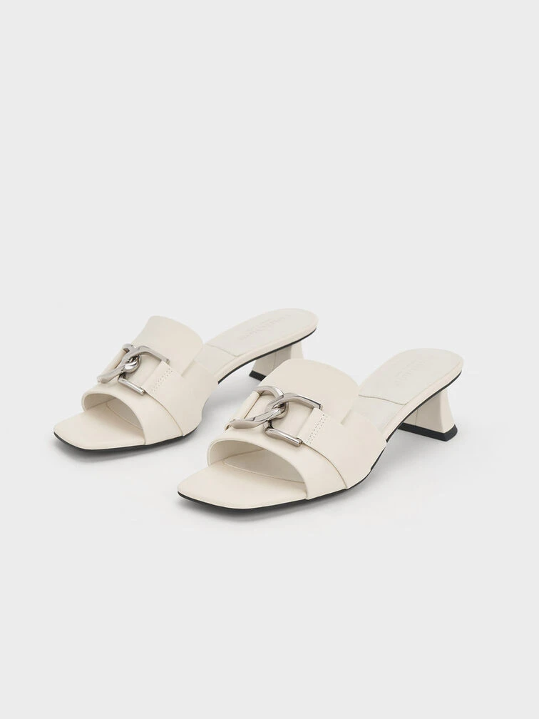 Gabine Leather Heeled Mules 3 Gabine Leather Heeled Mules - Image 3