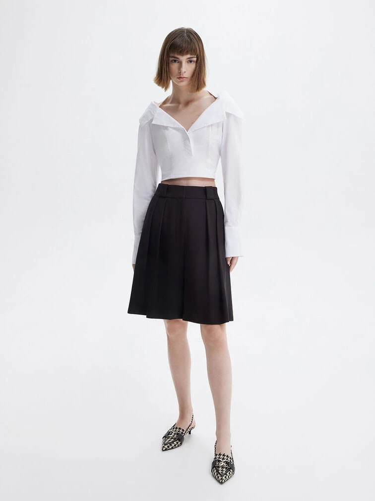 Gabine Leather Houndstooth Slingback Pumps 4 Gabine Leather Houndstooth Slingback Pumps - Image 4