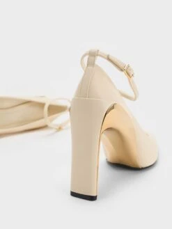 Devon Metallic Blade-Heel Pumps 7 Devon Metallic Blade-Heel Pumps -Charles & Keith 2023 L7 CK1 60361481 41 5