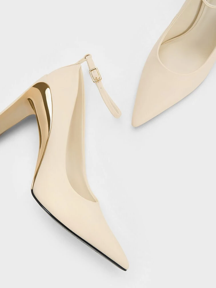 Devon Metallic Blade-Heel Pumps 4 Devon Metallic Blade-Heel Pumps - Image 4