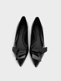 Sculptural Knot Pointed-Toe Flats -Charles & Keith 2023 L7 CK1 60361492 J6 8