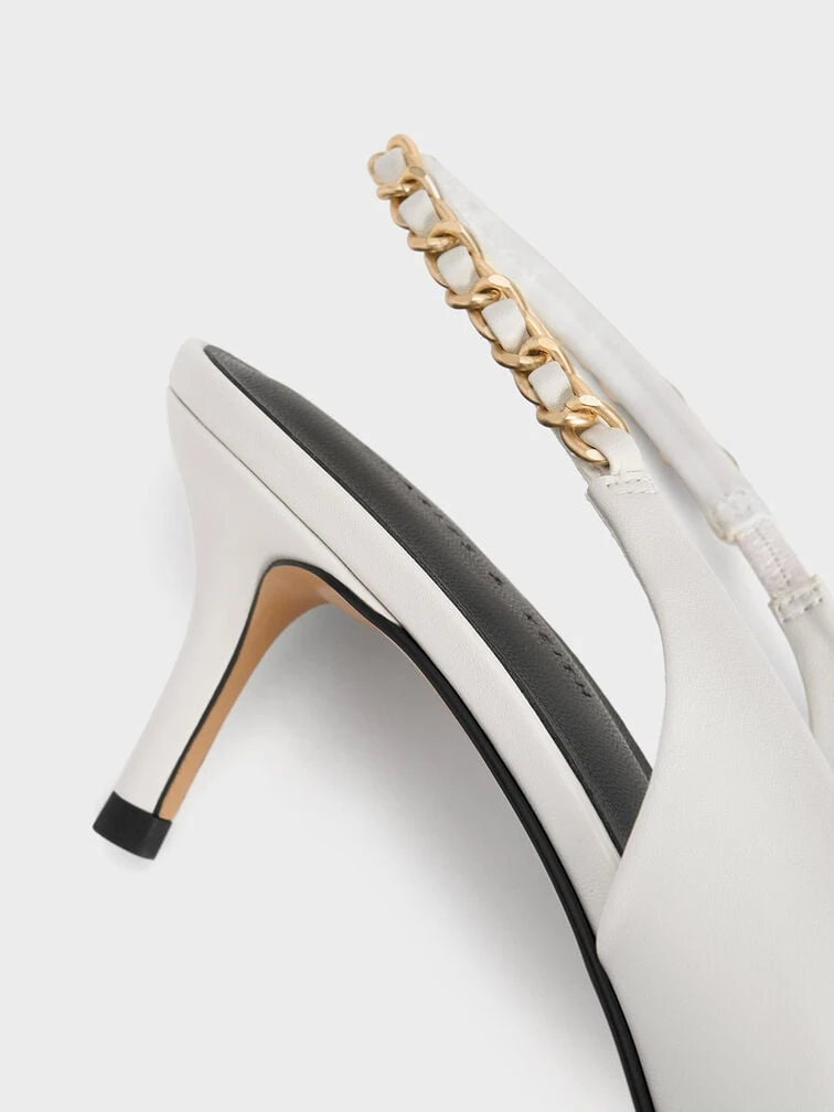 Braided-Chain Slingback Pumps 3 Braided-Chain Slingback Pumps - Image 3