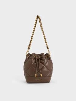 Lin Quilted Bucket Bag