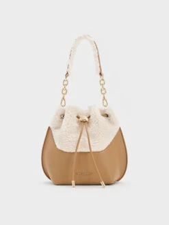 Cassiopeia Furry Bucket Bag