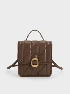 Lin Quilted Belted Backpack