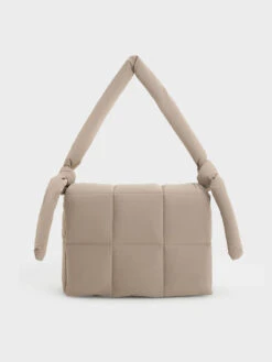Errya Nylon Quilted Puffy Crossbody Bag
