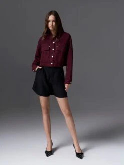 Leather Pearl-Embellished Pointed-Toe Heels 10 Leather Pearl-Embellished Pointed-Toe Heels -Charles & Keith 2023 L7 SL1 60280449 1 01 4