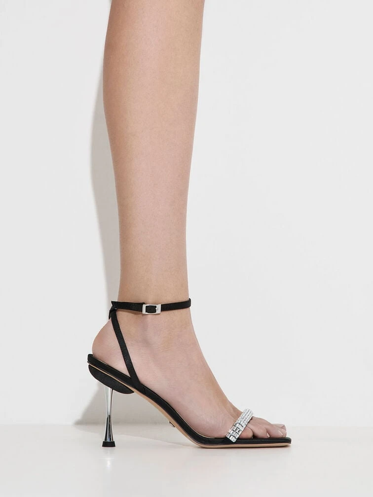 Demi Recycled Polyester Embellished Ankle-Strap Sandals 2 Demi Recycled Polyester Embellished Ankle-Strap Sandals - Image 2