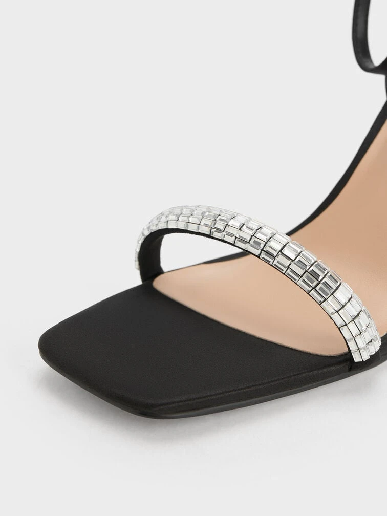 Demi Recycled Polyester Embellished Ankle-Strap Sandals 4 Demi Recycled Polyester Embellished Ankle-Strap Sandals - Image 4