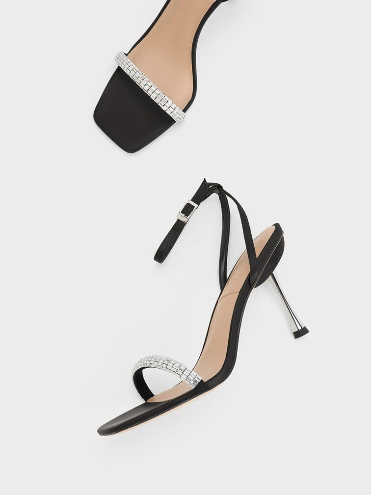 Demi Recycled Polyester Embellished Ankle-Strap Sandals 5 Demi Recycled Polyester Embellished Ankle-Strap Sandals - Image 5